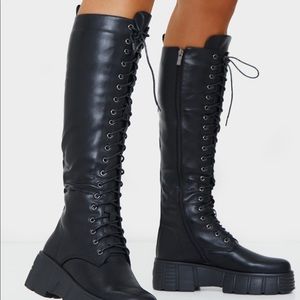 Pretty Little Thing Knee High Boots